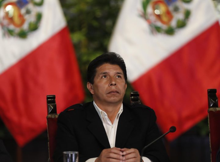 Fotografía de archivo fechada el 11 de octubre de 2022 que muestra al expresidente de Perú, Pedro Castillo. EFE/ Paolo Aguilar
